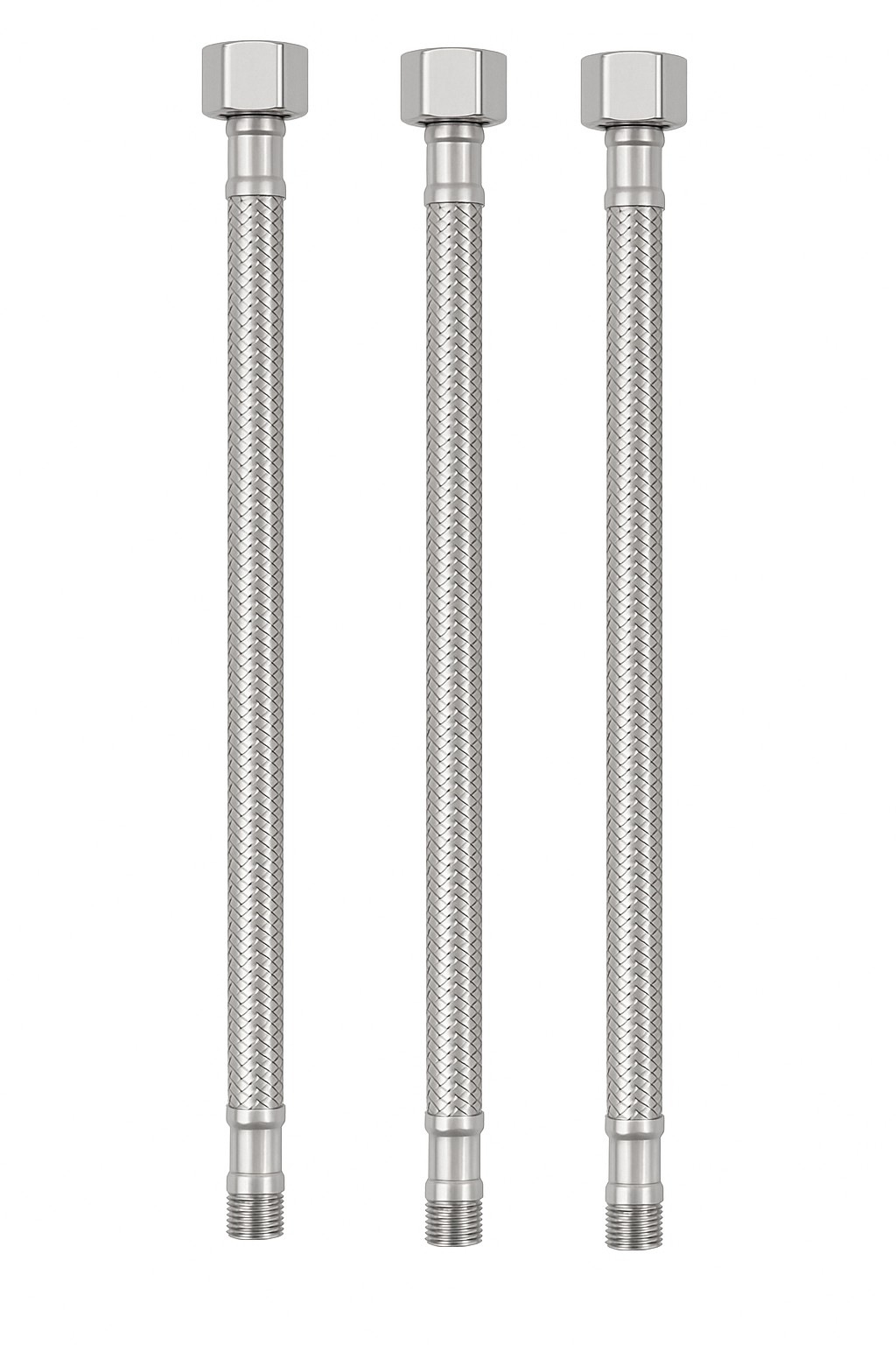 Flexschläuche, 3 Stück, 400 mm