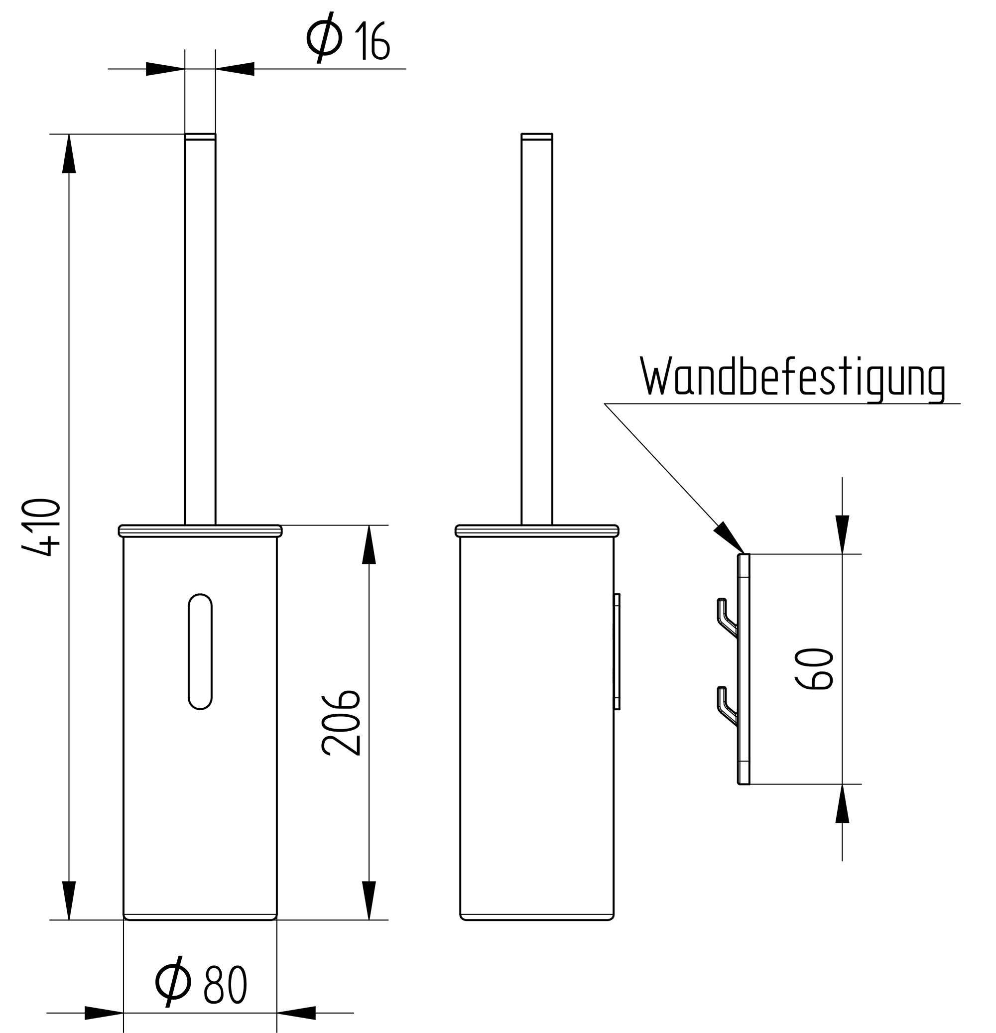 Toilettenbürstengarnitur