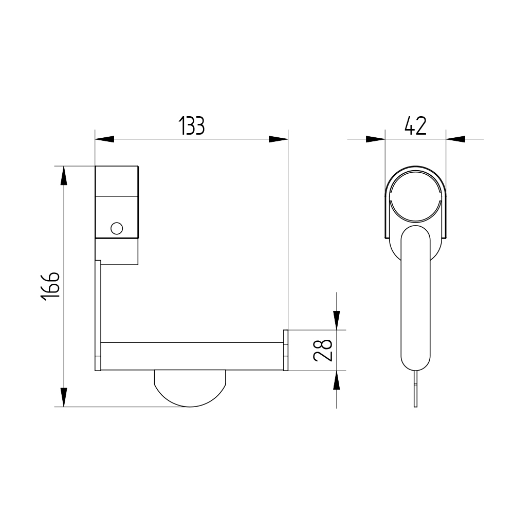 Papierhalter für Haltegriffe