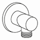 Wandanschlußbögen icon