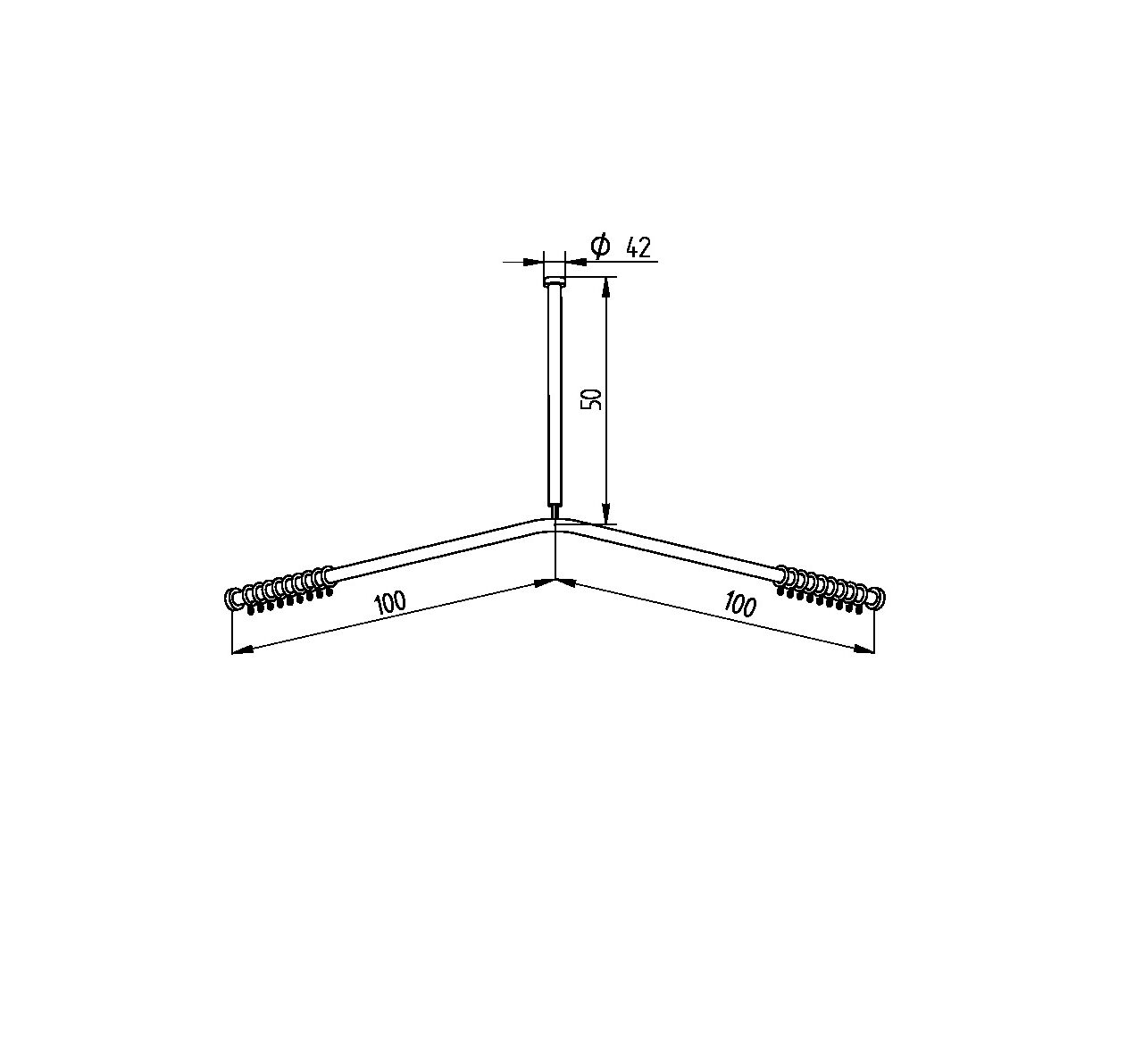 Duschvorhangstangensystem