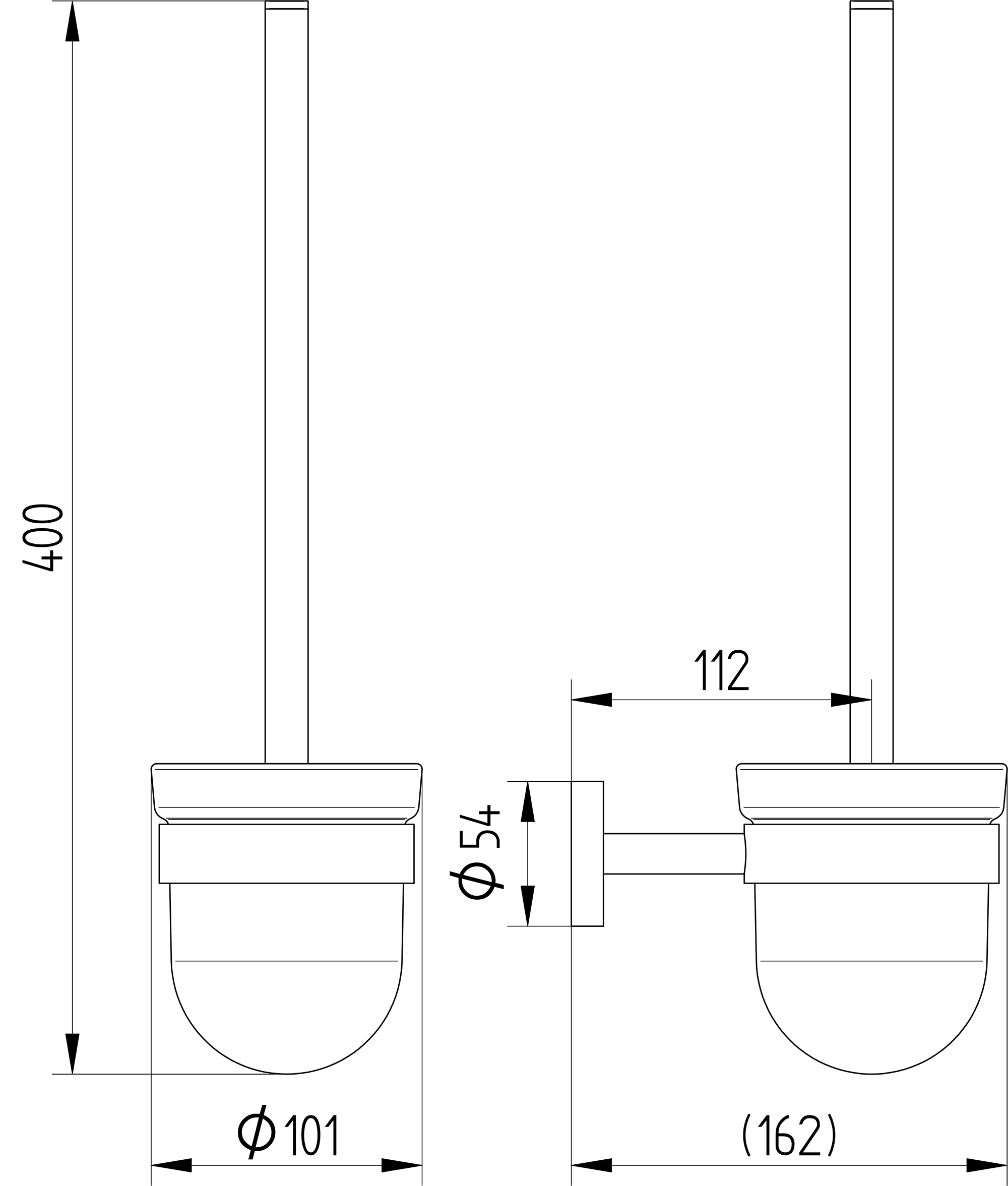 Toilettenbürstengarnitur