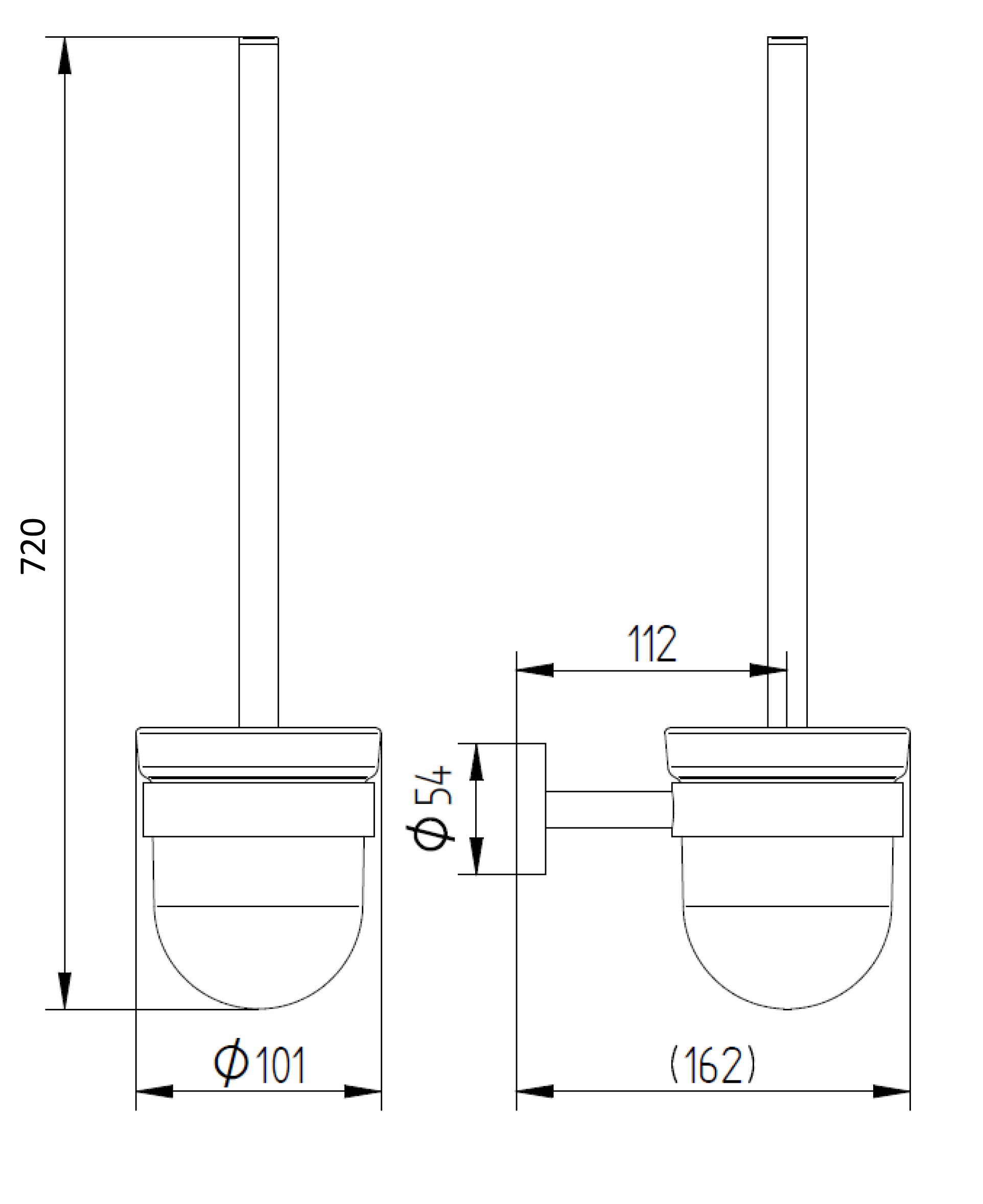 Toilettenbürstengarnitur