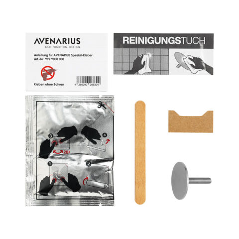 Wandbefestiger + Spezialkleber für 900 1410 010 + 900 1415 010