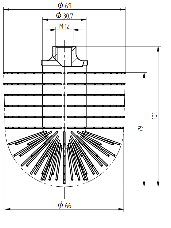 WC-Bürstenkopf