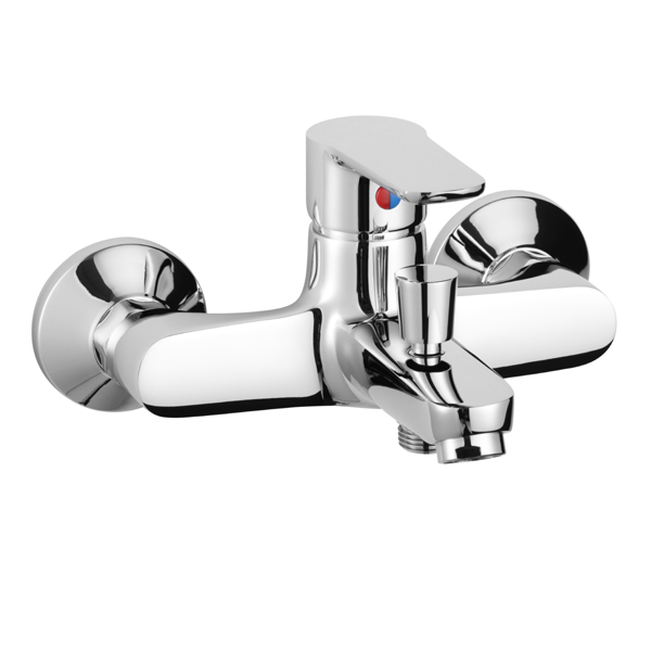 Wanne-Brause-Einhebelmischbatterie