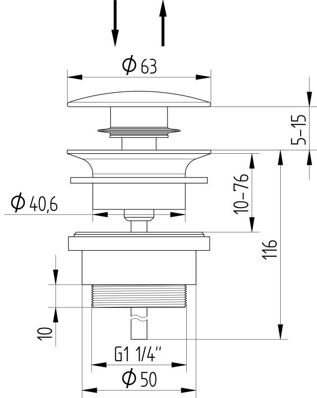 Design-Schaftventil