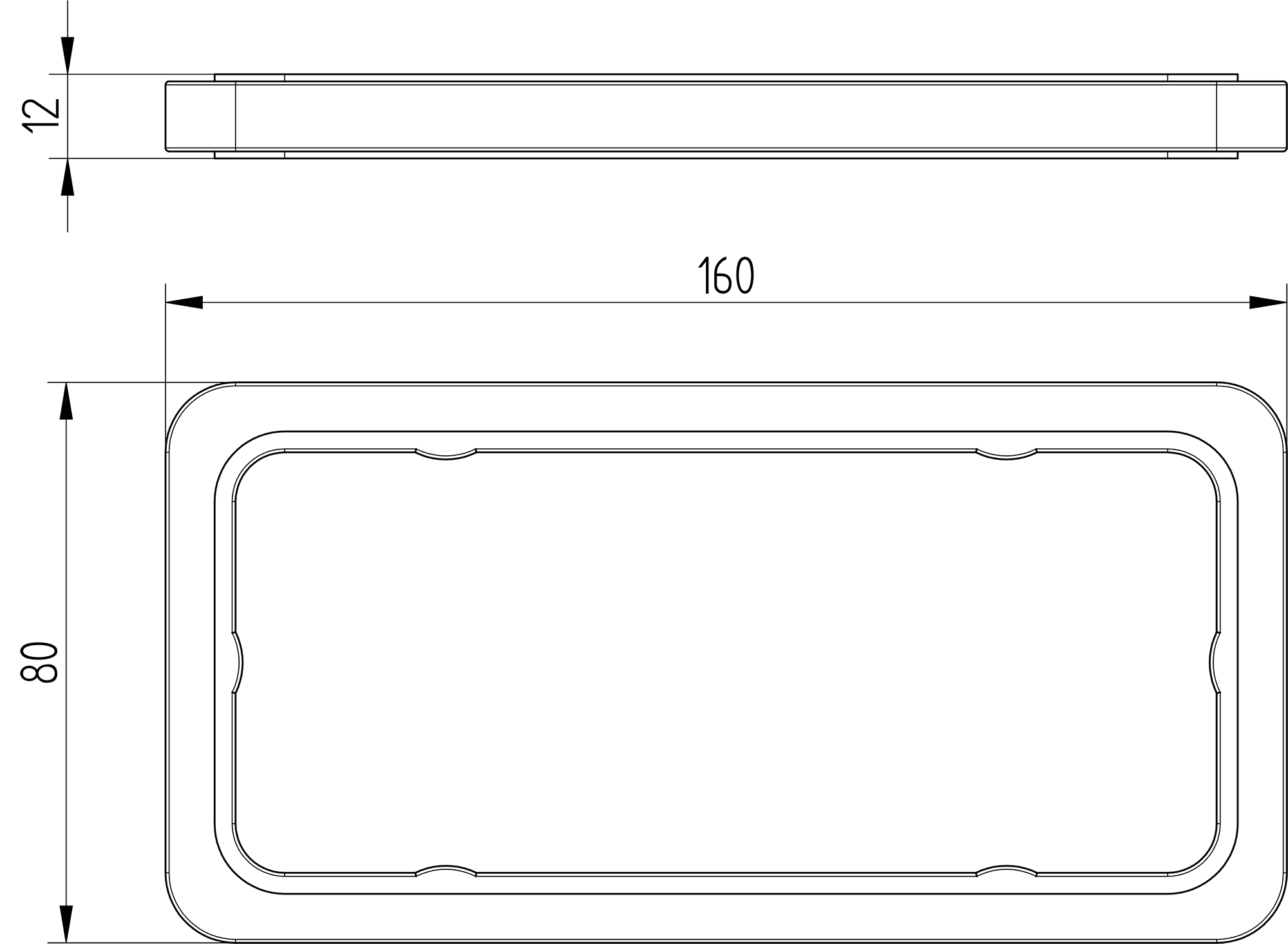 Halter doppelt