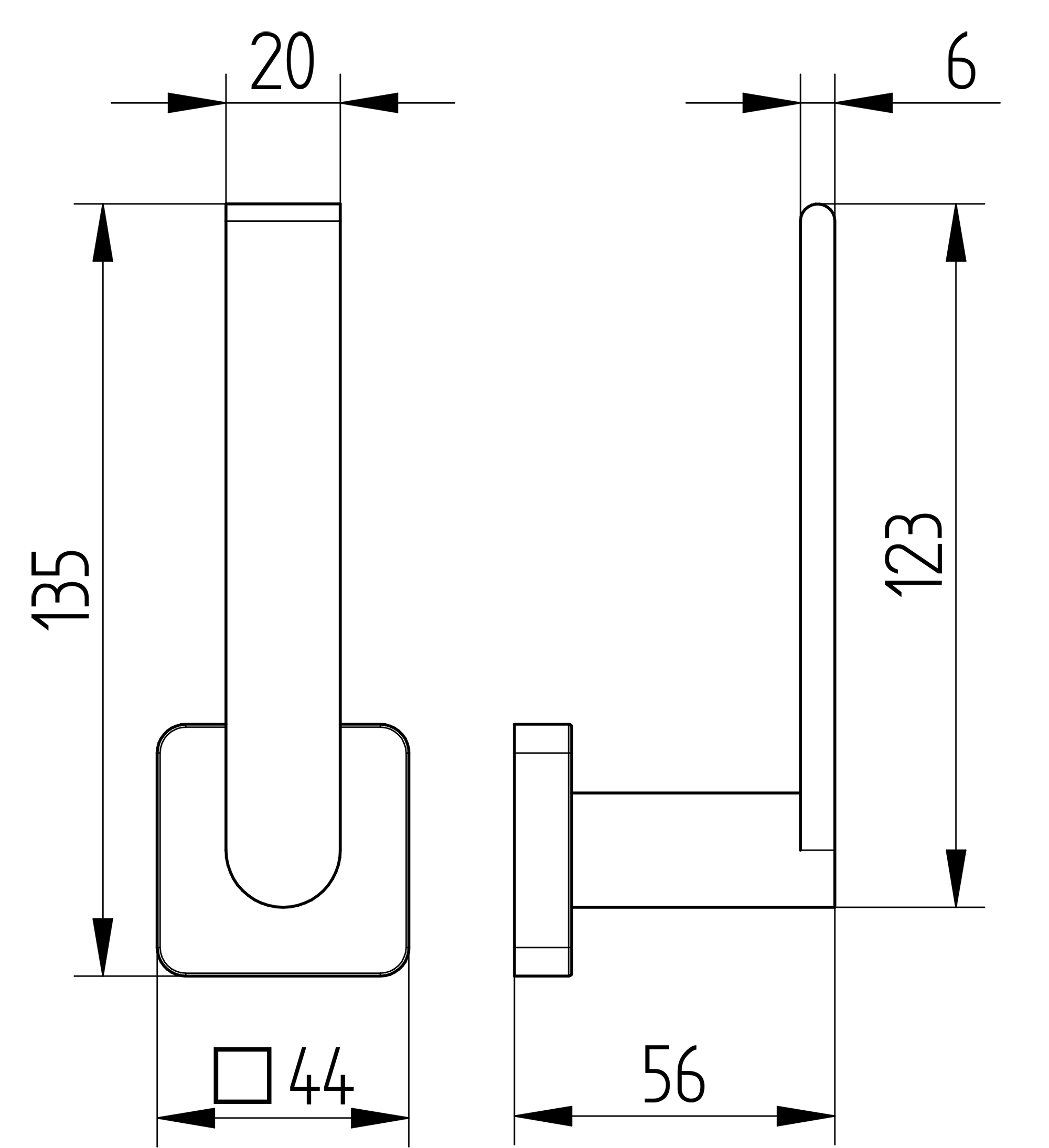 Reservepapierhalter