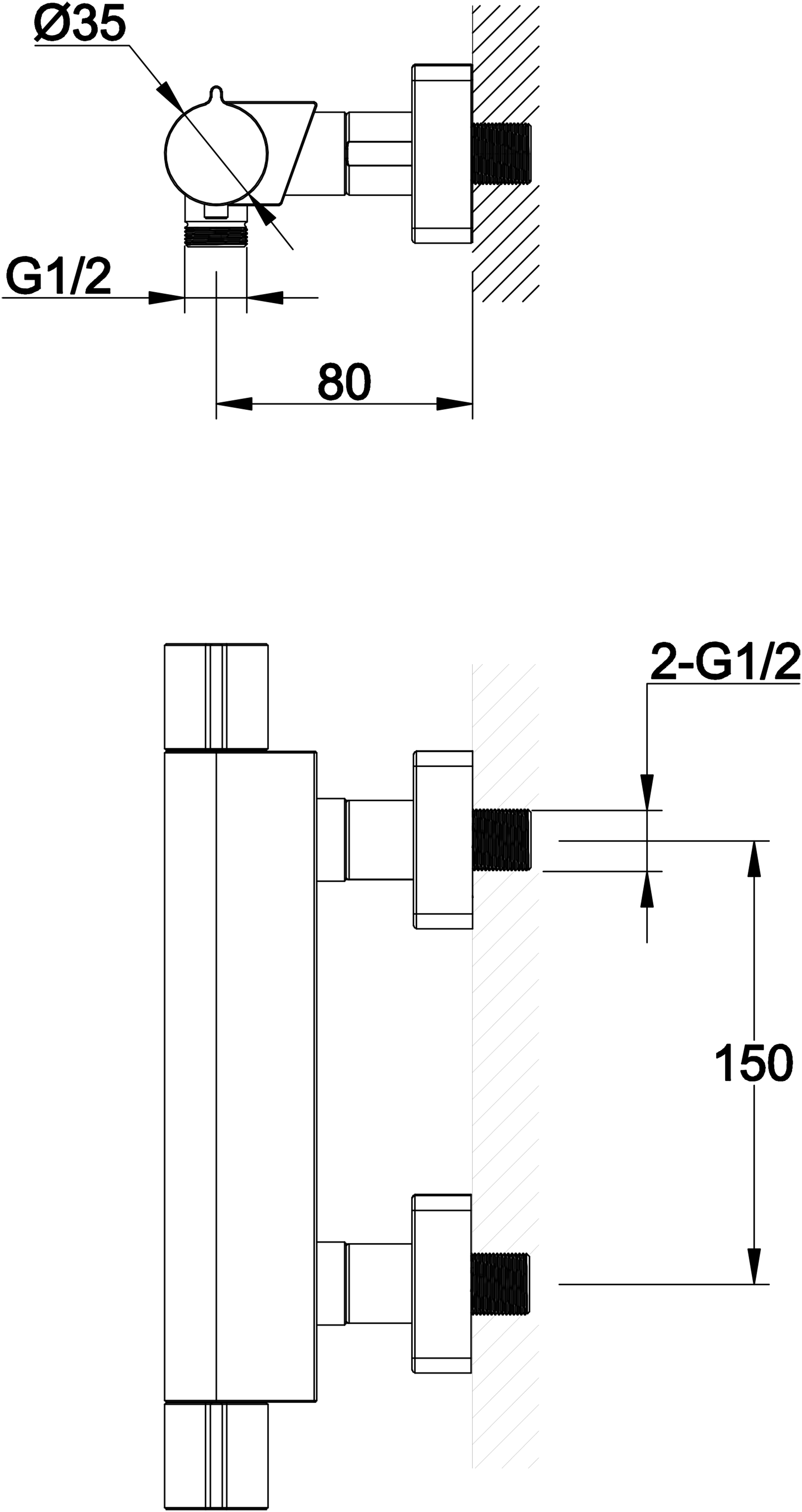 Thermostat-Brausebatterie