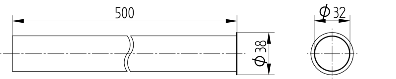 Bördelrohr