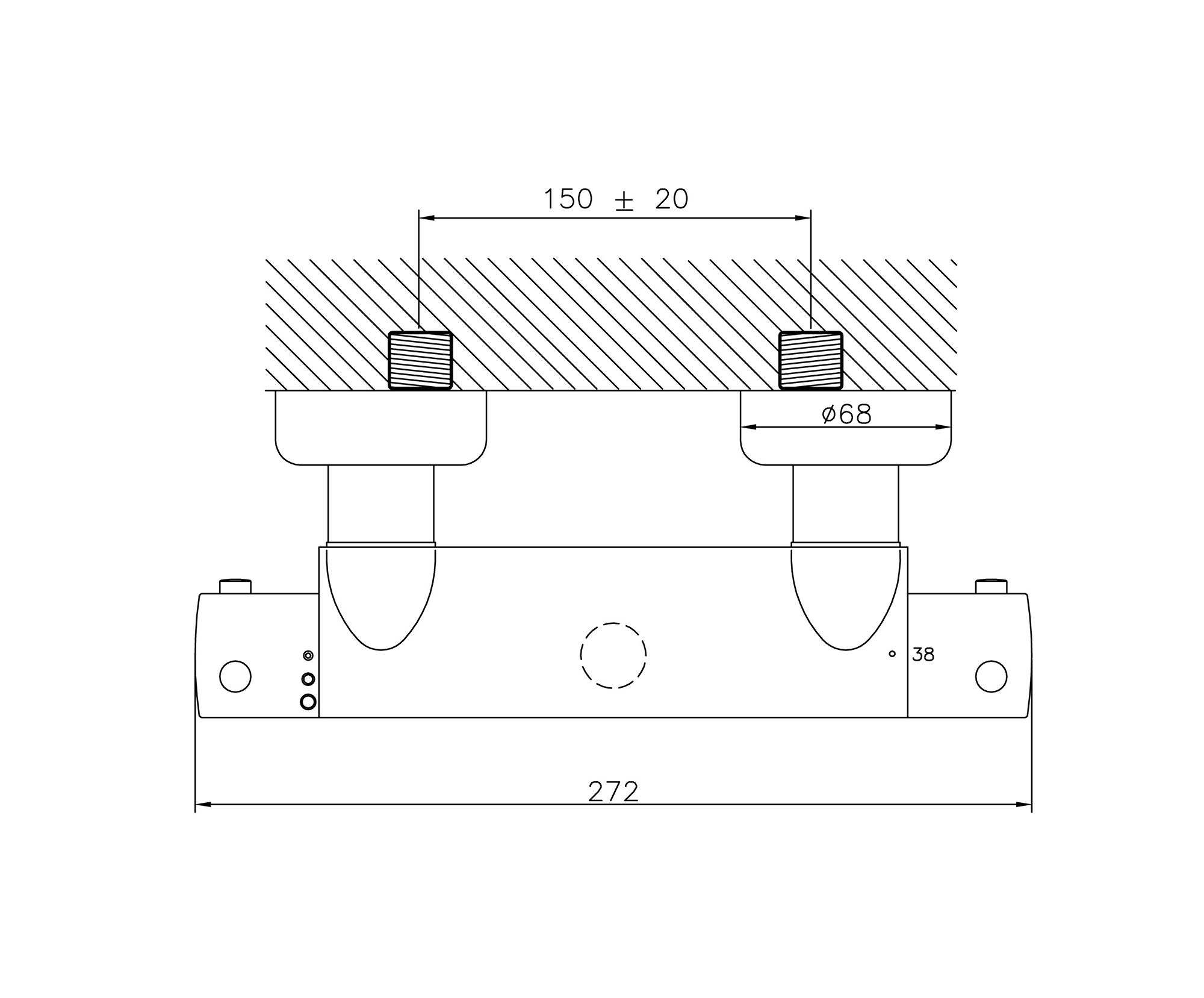 Thermostat-Brausebatterie